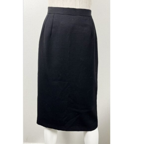 Valentino Dresses & Skirts - VALENTINO MISS V BLACK PENCIL SKIRT L
